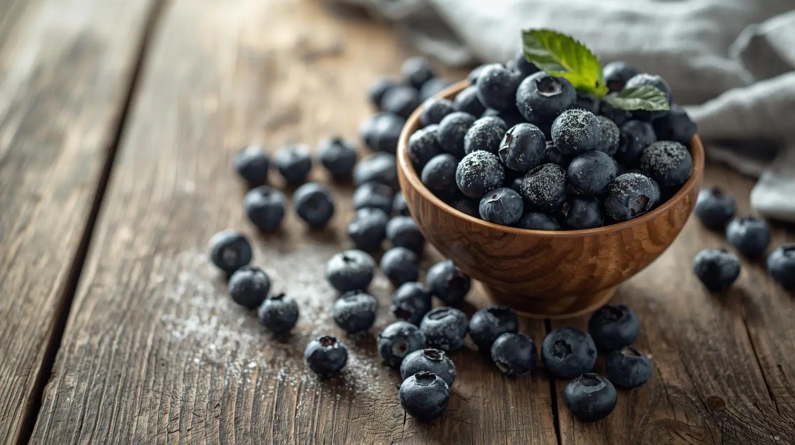 Wild Blueberries with high anthocyanin content